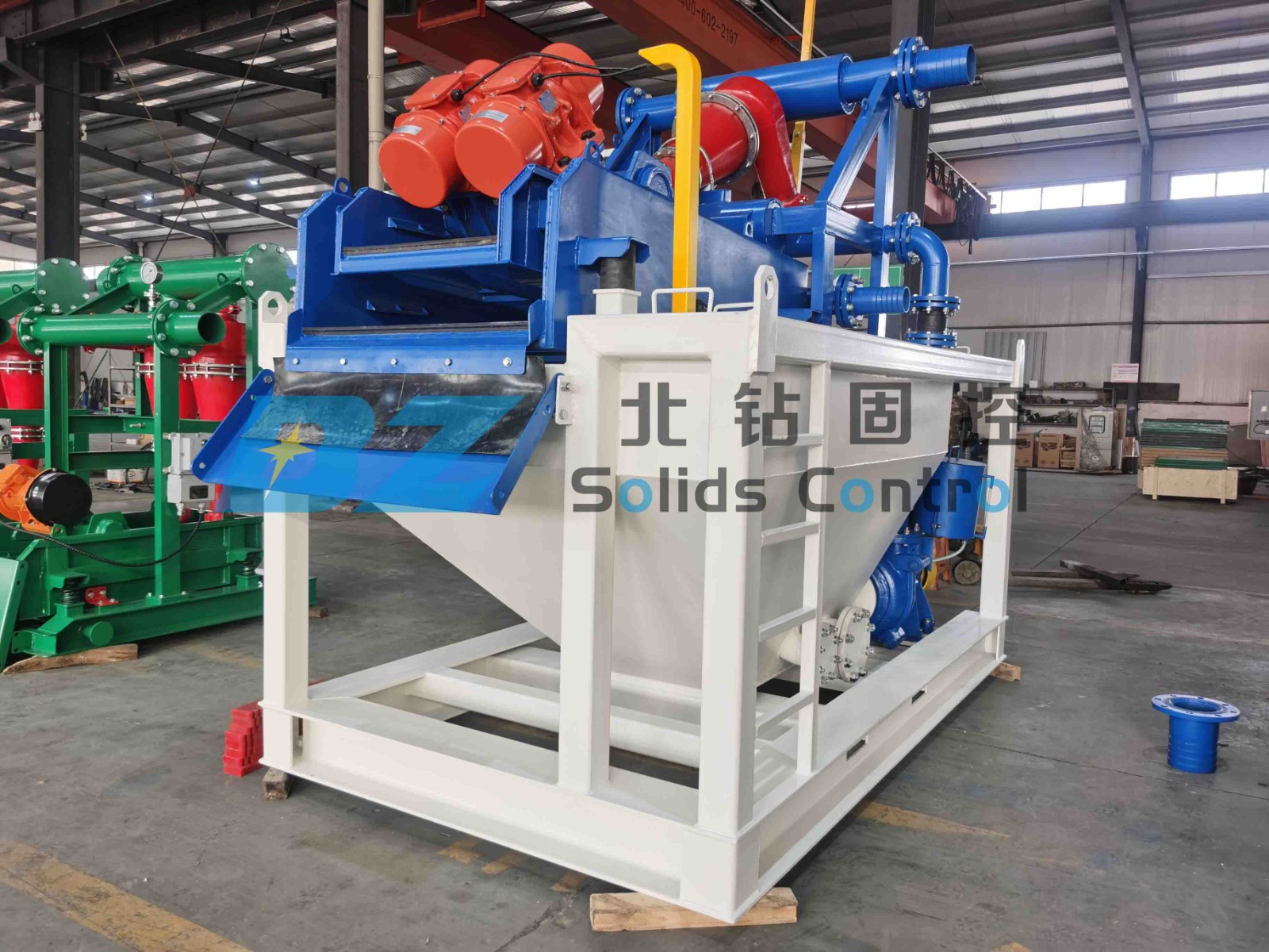 北鉆固控設備打樁泥漿回收系統銷往阿聯酋